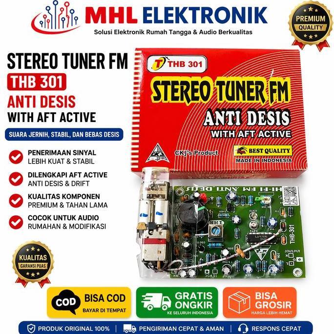 KIT STEREO TUNER FM RADIO ANTI DESIS CKJ PHB 301