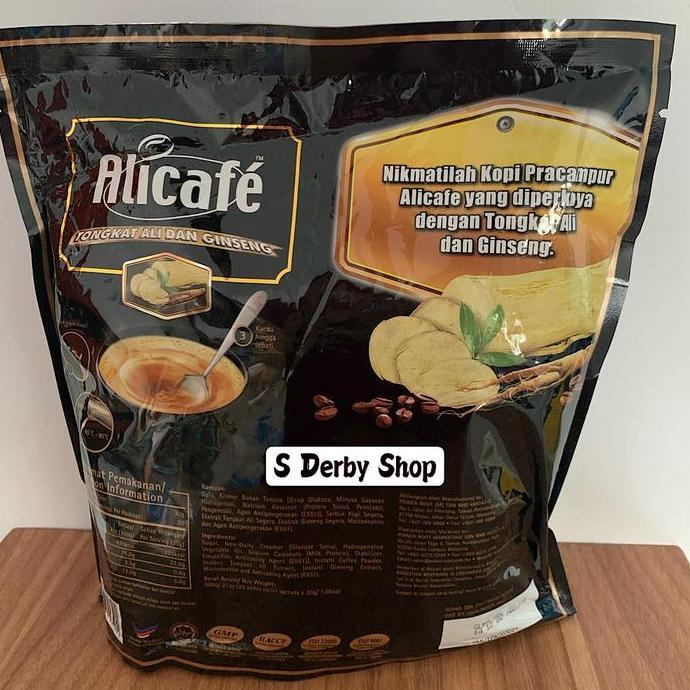 Dry- Alicafe Tongkat Ali Ginseng Kopi Malaysia Instan