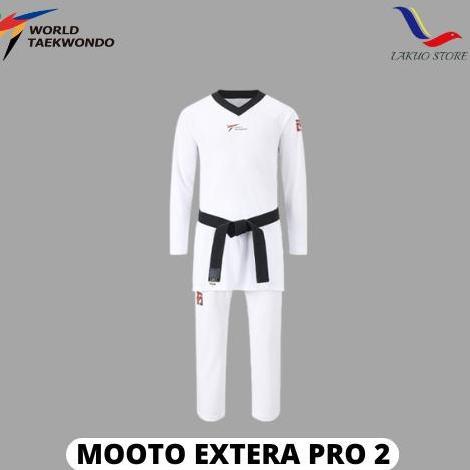MOOTO EXTERA PRO 2 KYORUGI UNIFORM DOBOK  / DOBOK TAEKWONDO ORIGINAL Ready