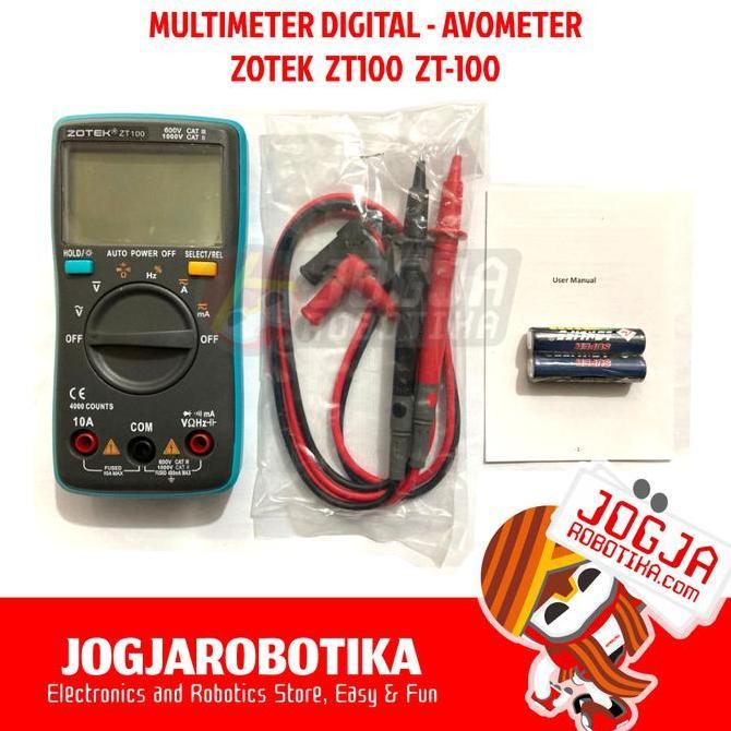 Multimeter Digital Avometer Zotek Zt100 Zt-100