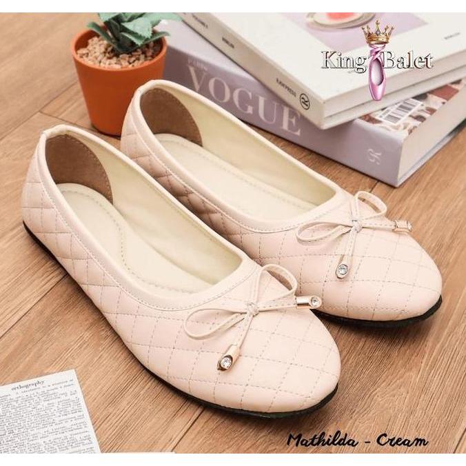 King Balet Sepatu Flatshoes Wanita MathildaNyaman & Tahan Lama Cocok untuk Kerja dan Aktivitas Sehar
