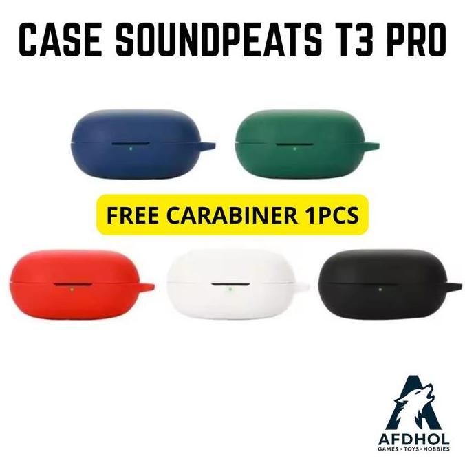 Bumper Soft Tpu Case For Soundpeats T3 Pro T3Pro Tws Cover Casing Silicone Silicon Silikon Shell Tru
