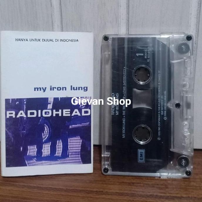 Kaset Pita Tape Radiohead My Iron Lung