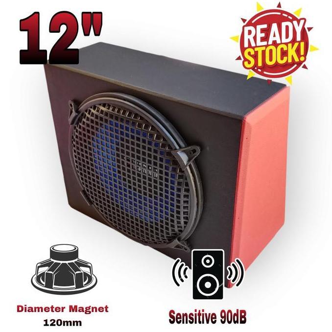 Paket Combo Speaker Subwoofer 12 Inch CM 1278 Plus Box 12 Inch & Tutup Diskon