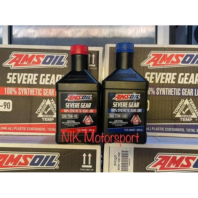 AMSOIL Severe Gear 100% Synthetic Gear Lube 75W90 / 75W140 - AMSOIL Oil LSD - 946ml