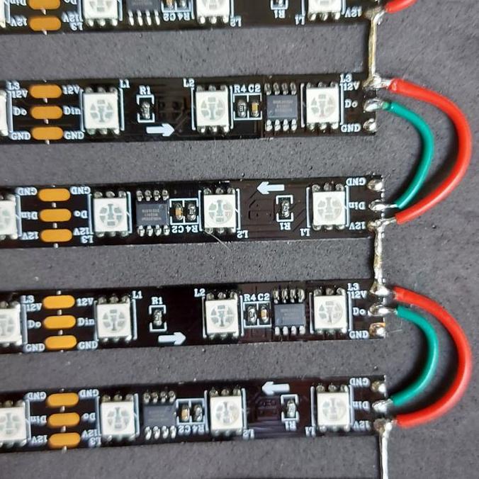 Light- Modul Strobo Text 7 Baris Led Ws2811