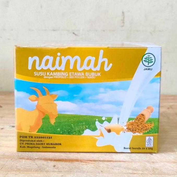 Formula- Susu Kambing Eta Naima Bubuk Plus Propolis Bee Pollen