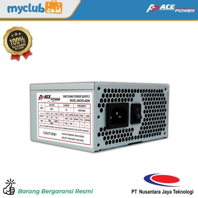 Ace Power Power Supply SFX 400W Mini ITX Diskon