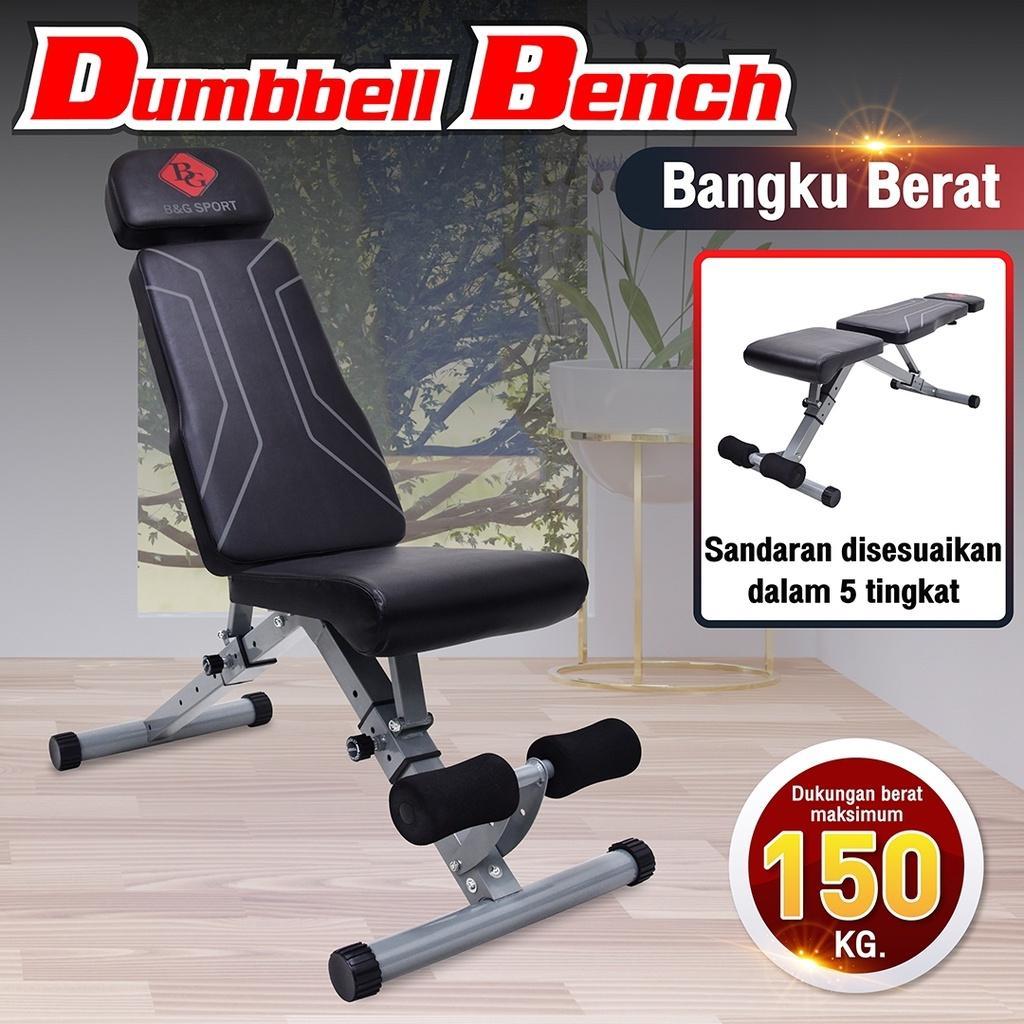 Kursi Gym Adjustable Folding Fitness Bench Dumbbell Weight Bench Home Sit Up Exercise Bench Dumbbell