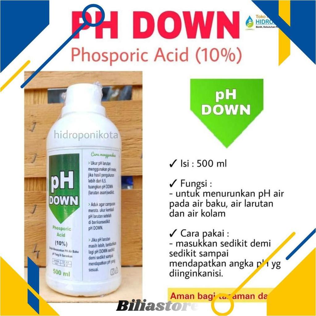 PH UP & PH DOWN isi 500 ml - ph down kolam & hidroponik - ph up kolam & hidroponik Teratas
