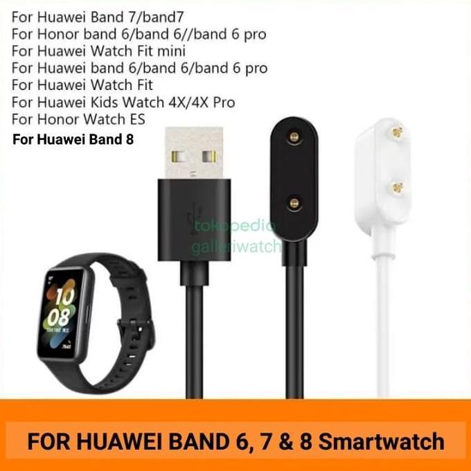 Kabel Charger USB Smartwatch Huawei Band 6 7 Putih
