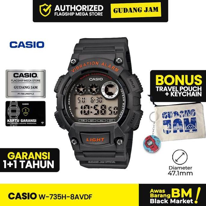 Casio General W-735H-8AVDF W-735H W-735 W735H W735