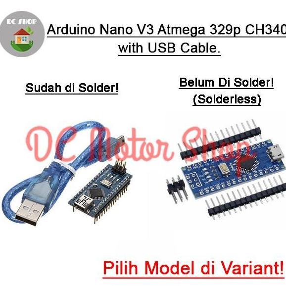 Arduino Nano V3 CH340 Clone Atmega328P Diskon