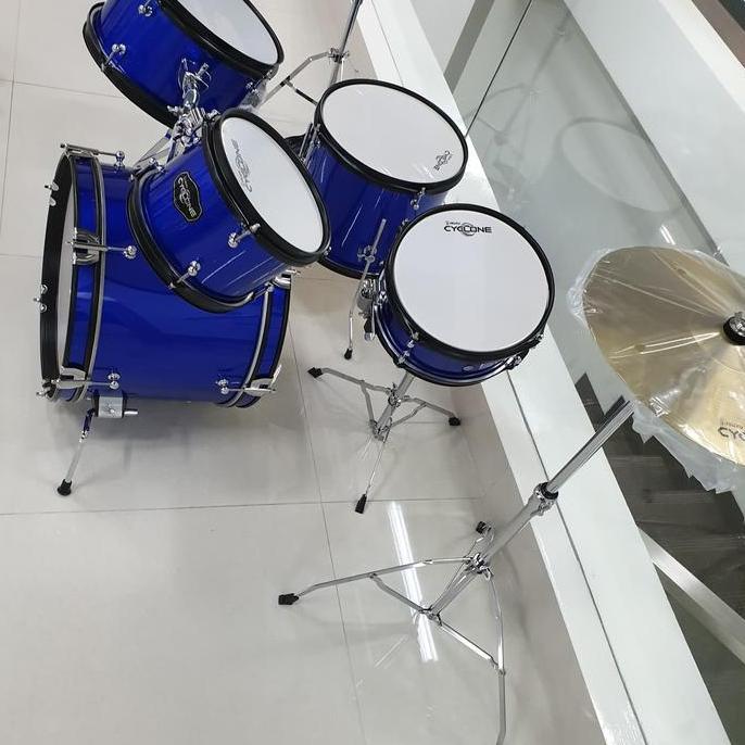 Drum Junior Exclusive ISUZU CYCLONE Drum Set Anak Drum kid Lengkap
