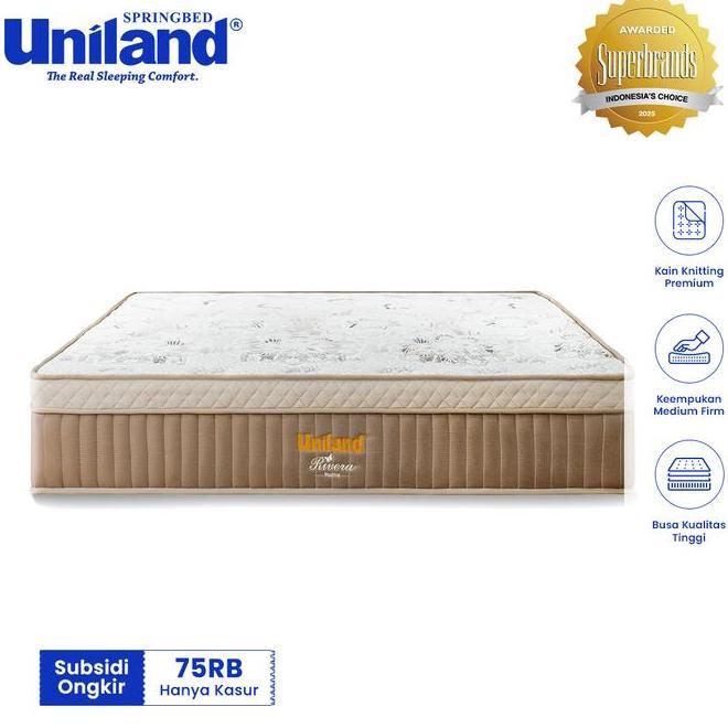 Uniland Springbed Rivera Emira Plushtop Hanya Kasur