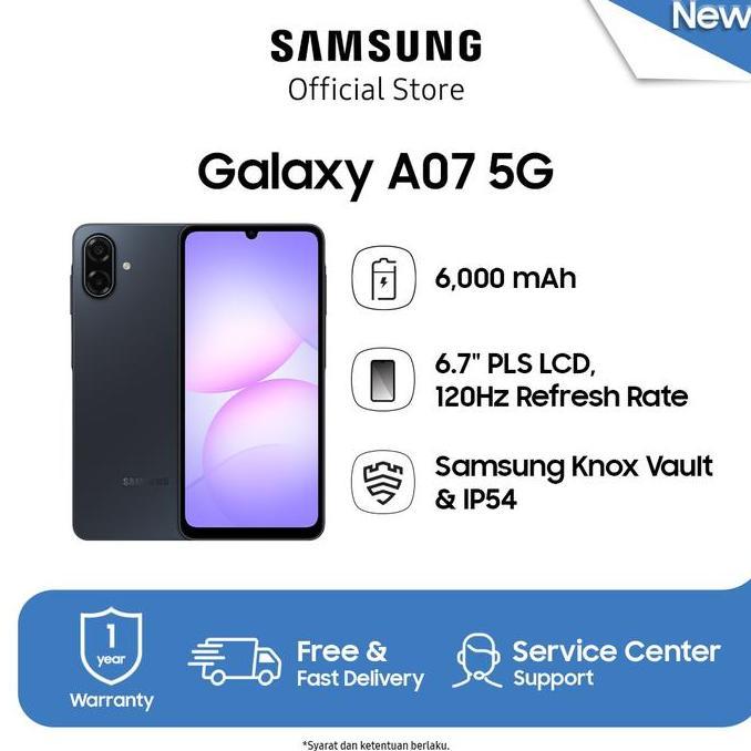 klibatak991 - samsung galaxy a07 5g [6/128gb] - 6000mah | android | ip54