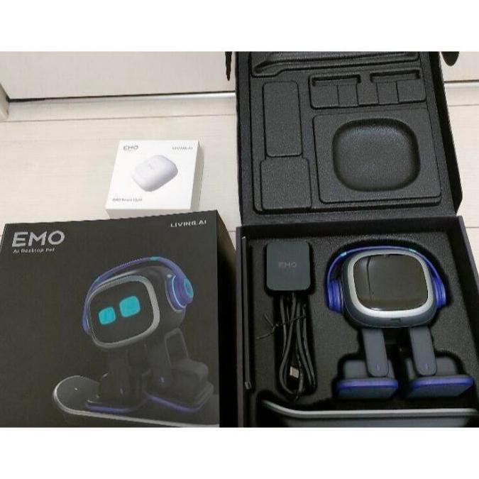 Discount Original Asli Emo Go Home A.I. Desktop Pet Interactive Smart Robot With Home Station
