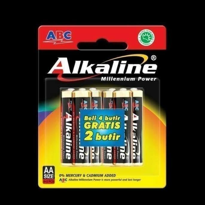 Baterai Alkaline AA isi 6 | Battery Alkaline AA isi 6