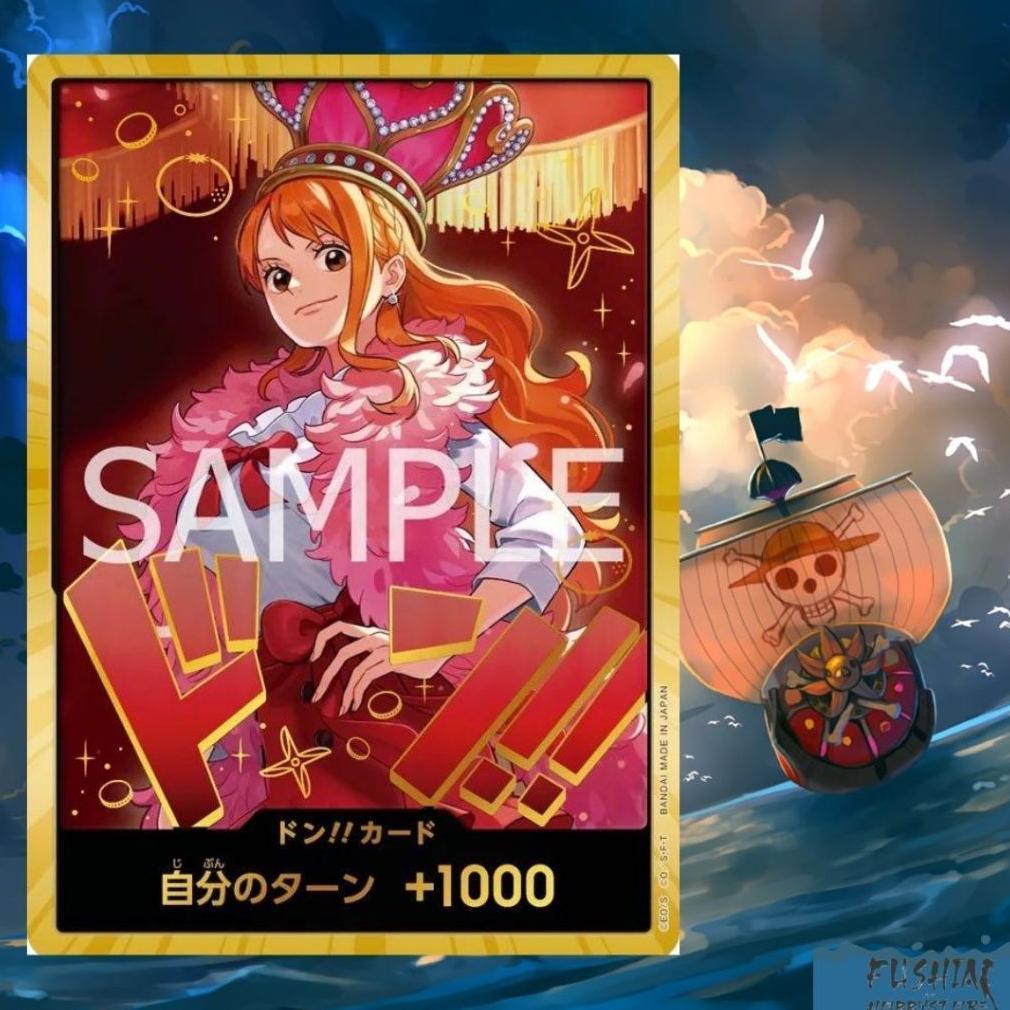 Buy 1 Get 1  One Piece Card Game Eb03 Foil Nami Gold Don