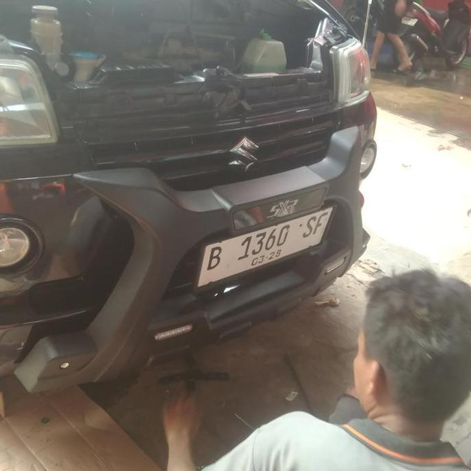 Tanduk Depan Bumper Guard Depan Mobil Apv / Arena Model Luxury X Diskon