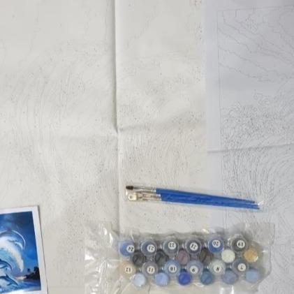 New- Meth Portrait Paint By Number Painting By Numbers Diy Lukisan Acrilyc Paris Alam Art Set Koi Po