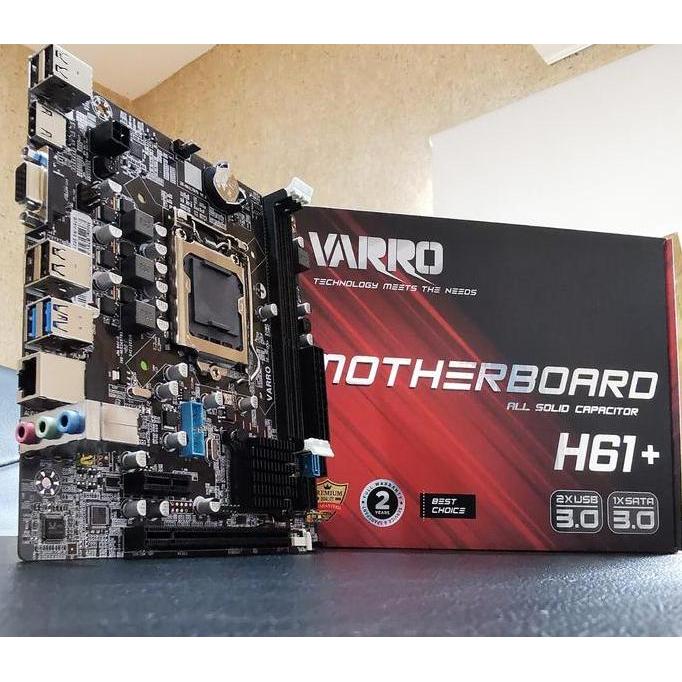 Motherboard Varro H61+ / Mainboard Varro H61 plus Diskon