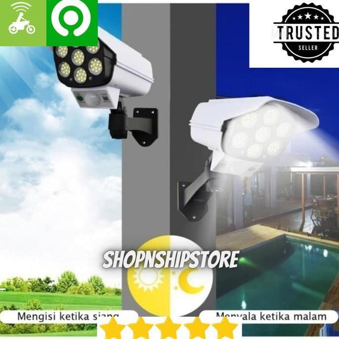PARIESHAH LAMPU TEMBAK LED REMOTE TENAGA SURYA