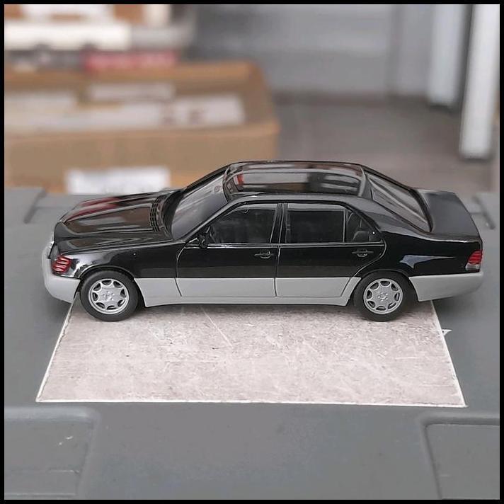 TERBARU HERPA SKALA 1:87 - HERPA MERCEDES BENZ 600SEL HITAM (HH16) 