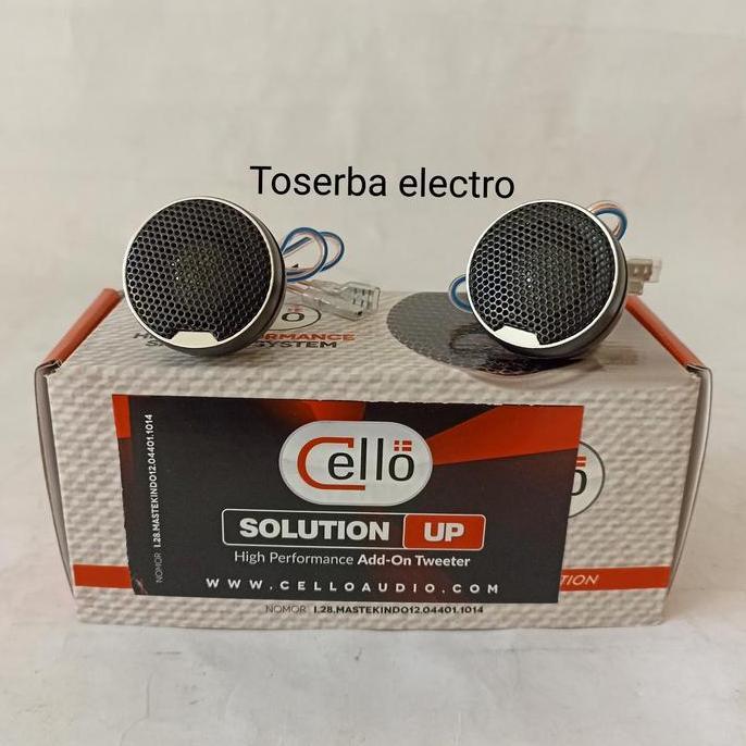 Promo Tweeter Cello Solution Up audio mobil Diskon