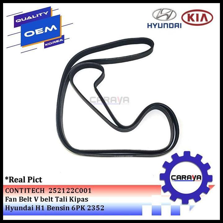 TERBARU FAN BELT V BELT TALI KIPAS HYUNDAI H1 BENSIN 6PK 2352 6PK2352 