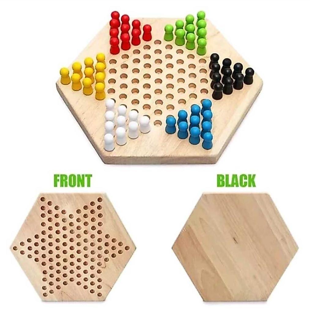 Shut the box dice board game | Halma permainan papan kayu mainan edukatif/battle game Board game