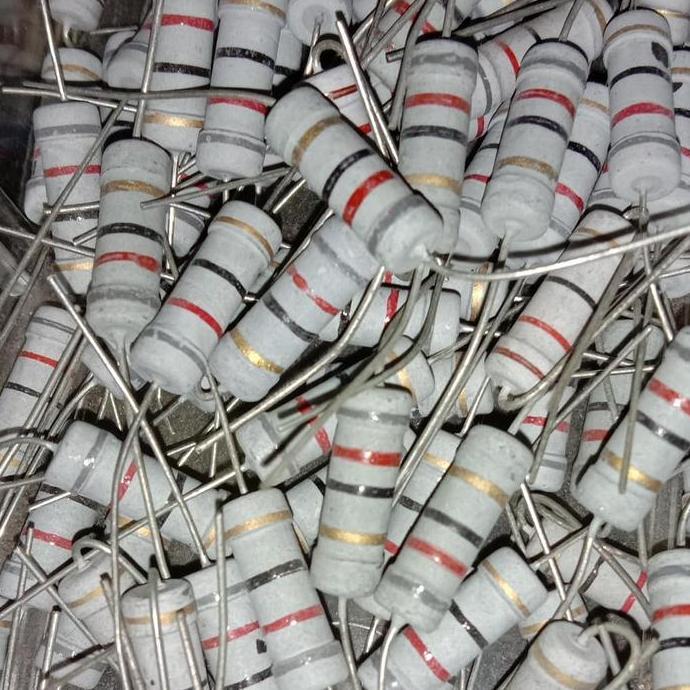 RESISTOR 82 OHM 82R 82OHM 2WATT 2 WATT TOLERANSI 5% PCMED