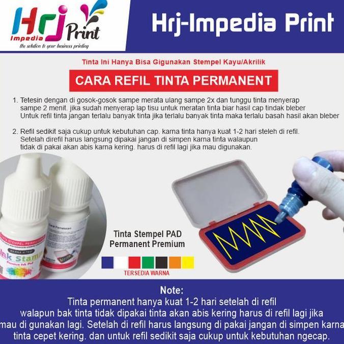 Book- Tinta Stempel Permanen | Tinta Stempel Plastik Permanent