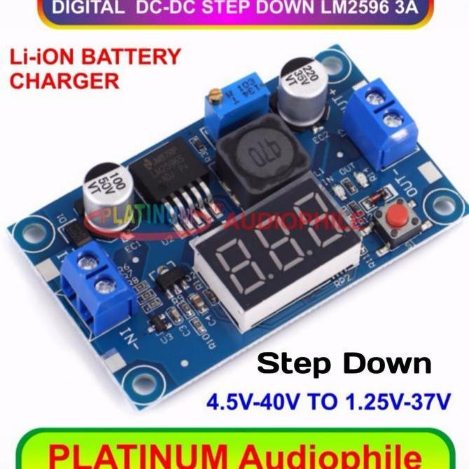 Step Down Lm2596 Digital Dc To Dc Step Down Adjustable Modul