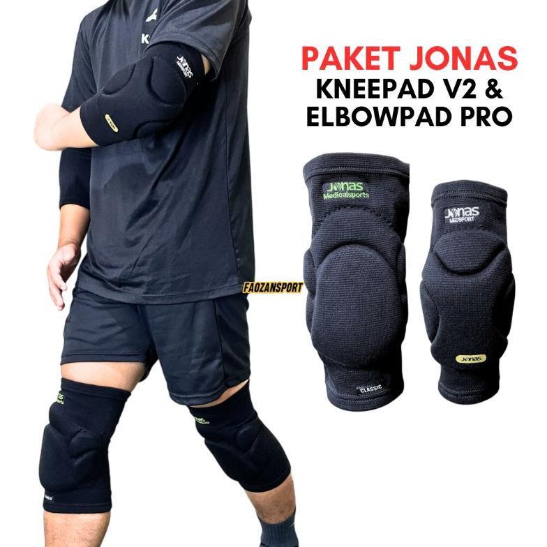 Kneepad Futsal Jonas V2 V3 Grande Elbowpad Jonas Pro Neo Knepad Deket Lutut Pelindung Kiper Futsal