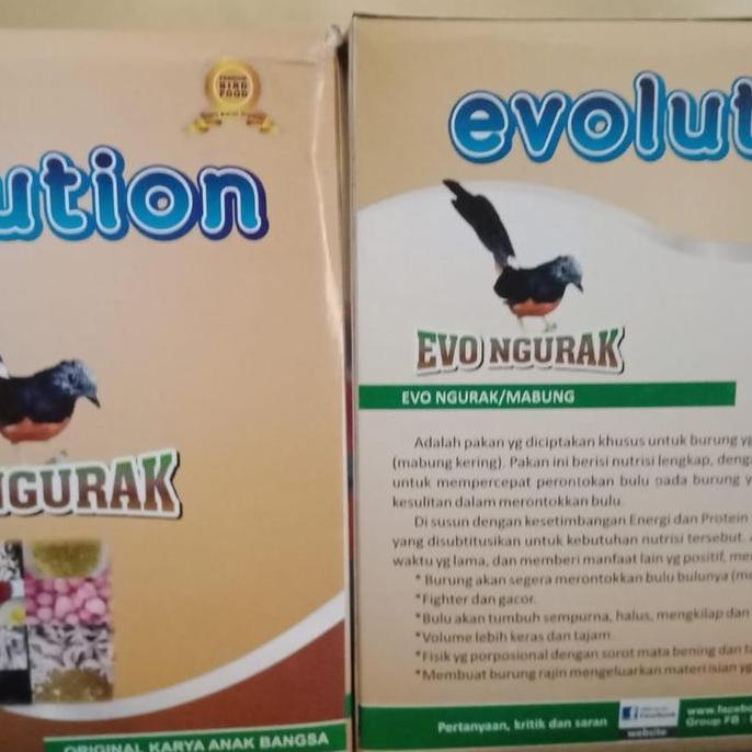 VOER EVO NGURAK EVOLUTION NGURAK UNTUK BURUNG GANTI BULU NGURAK