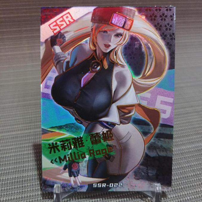 Goddess story trading card guilty gear millia rage SSR 022