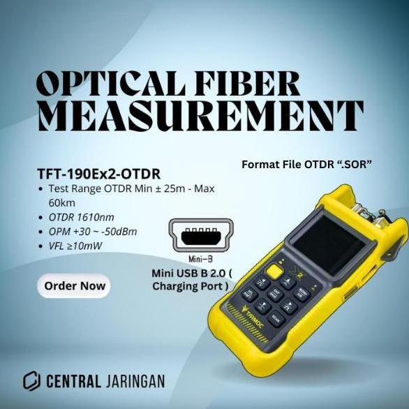 Tarmoc TFT-190E-OTDR | OTDR 1550nm ,OPM,VFL