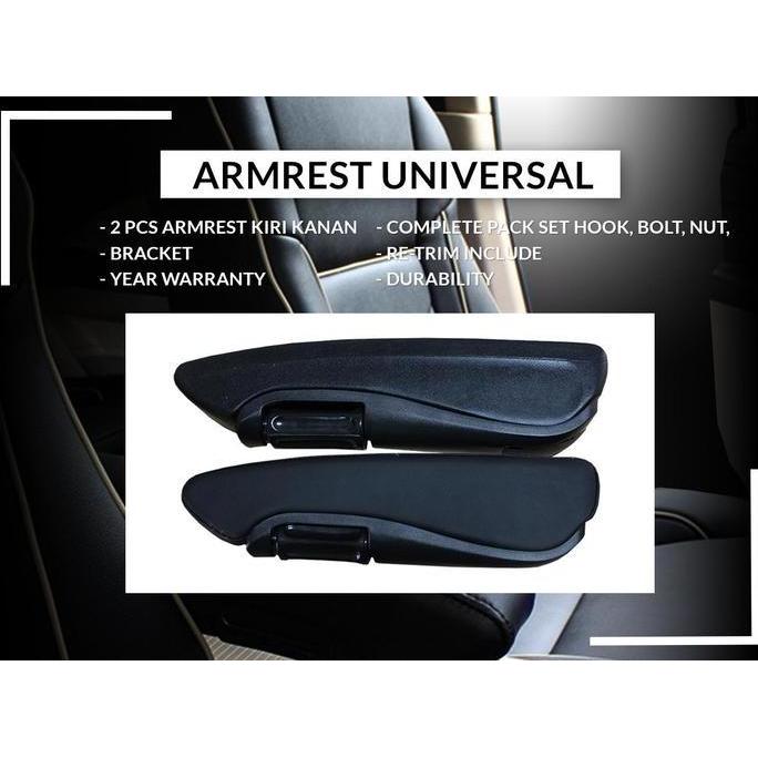 Armrest Mobil Polos Universal | Sandaran Tangan Mobil