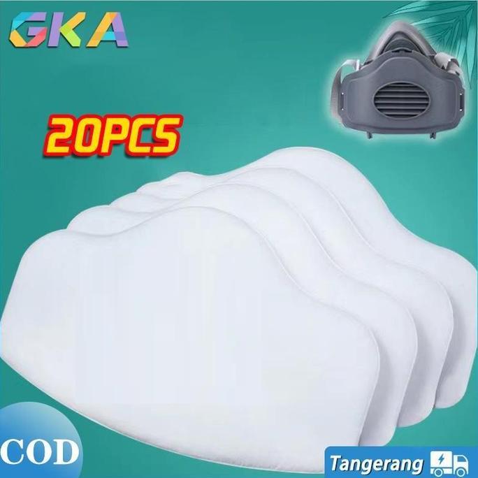HASKON Refill Filter Cotton Masker Respirator-Debu Masker Filter Kapas