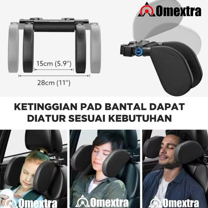 Bantal Omextra- Headrest Pillow Car 3 Generation- Bantal Mobil Omextra