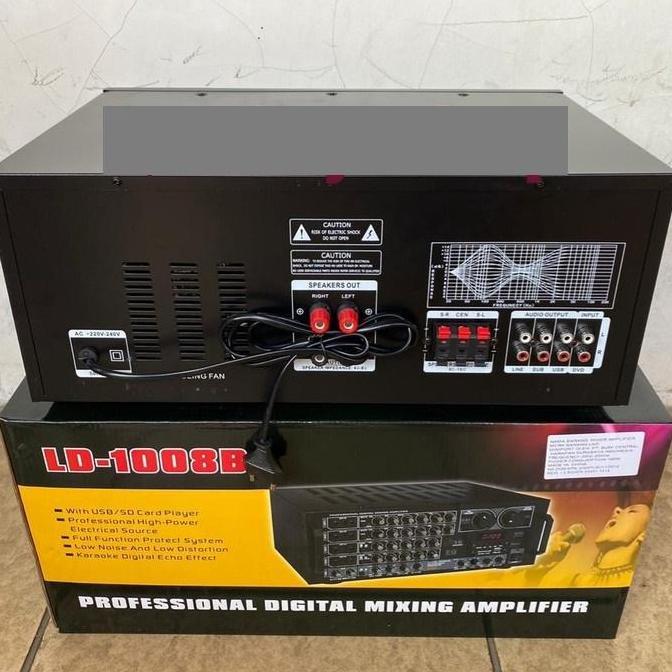 Amplifier LAAD LD-1008B usb sd dan BLUETOOTH