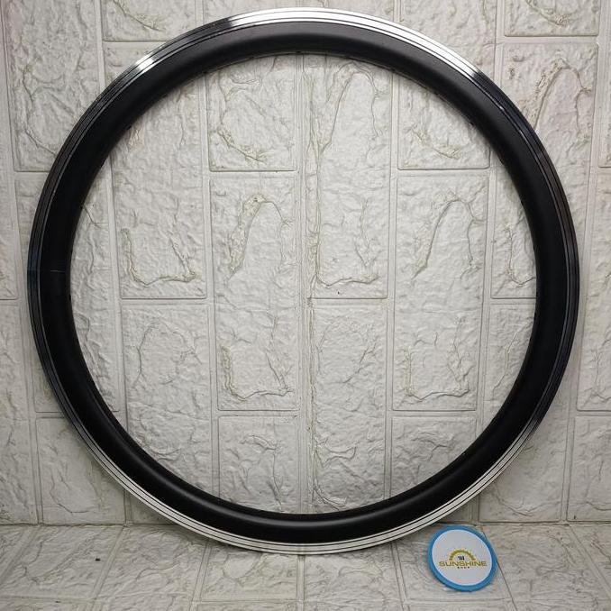 Velg Rims 20 Murni 406 GTS-TEC 36H 32H Double Wall 3cm Black CNC V-Brake Sepeda Lipat Minion BMX Jum