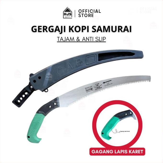 HJS Gergaji Kopi Samurai / Gergaji Sarung Samurai / Gergaji Dahan Ranting / Pruning Saw