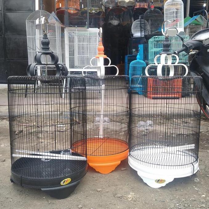 KANDANG BURUNG KACER, PENTET CUCAK HIJAU DAN LAIN LAIN. DIAMETER 42CM