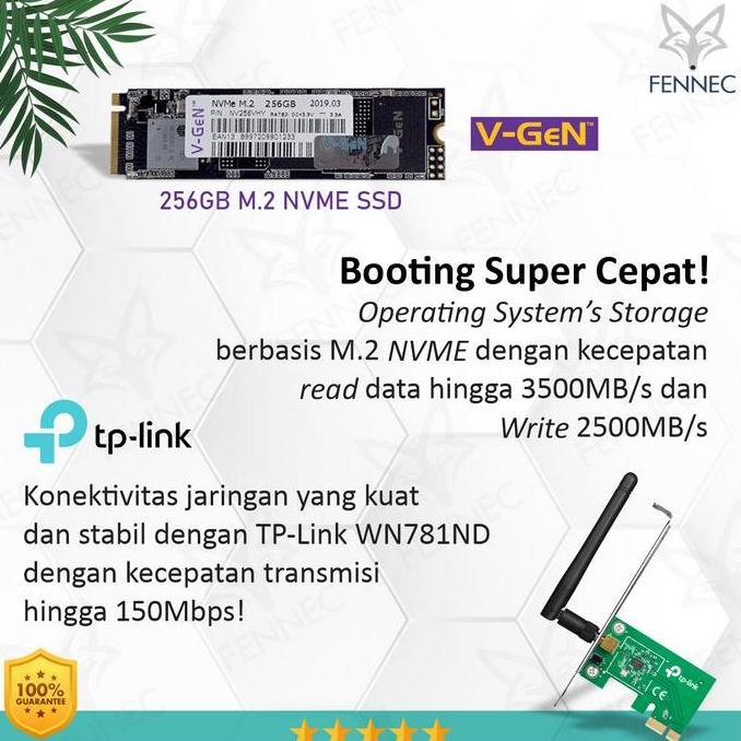 7Kandalusia - Set Pc Komputer Intel Core I7 Ram 16Gb Ssd Rakitan Office