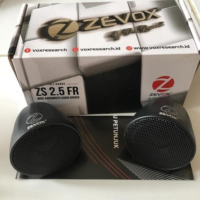 TERBARU - Fullrange Zevox zs 2.5 FR , speaker fullrange 2.5 inch dengan housing