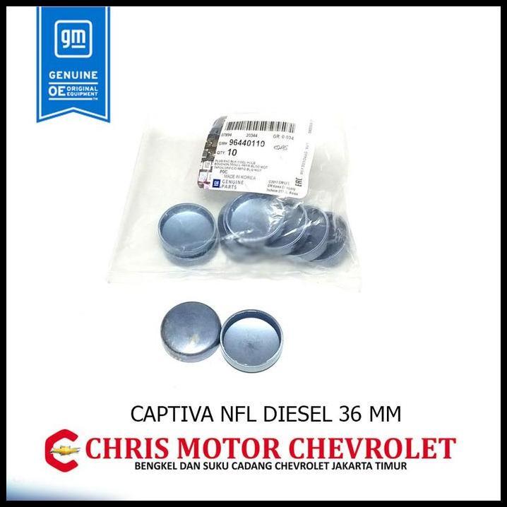 TERBARU COIN PLUG CAPTIVA FL NLF DIESEL C100 2.0 C140 2.0 36MM ORIGINAL GM 96440110 