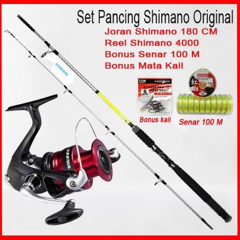 * SET PANCING SHIMANO SIENNA DAN SHIMANO 180CM ORIGINAL *