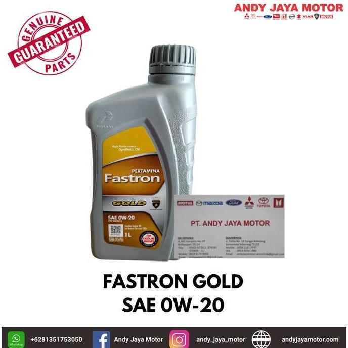 yang dicari@@@@] FASTRON GOLD SAE 0W-20